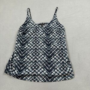 Banana Republic Cami Tank Top Petite XXS Tie Dye Sleeveless V Neck Straps Casual